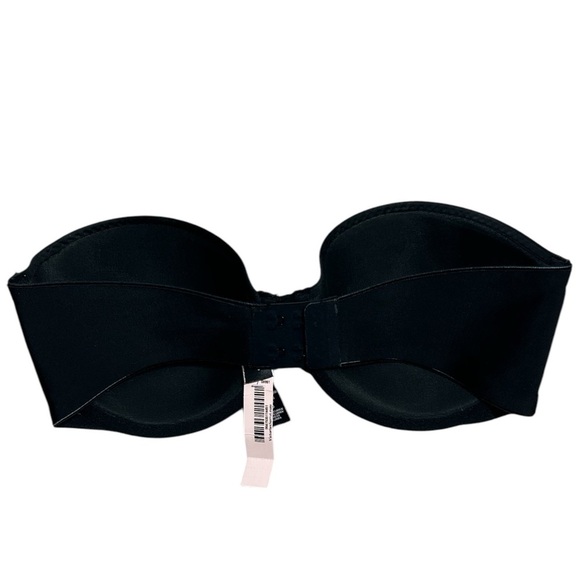 Victoria’s Secret lightly lined strapless demi bra size 32D black - Picture 3 of 5